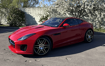 Jaguar F-Type Checkered Flaf